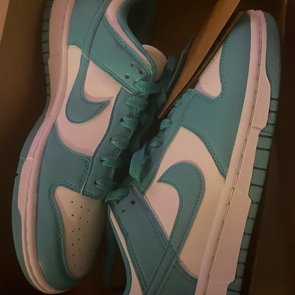 Nike Shoes - Nike Turquoise and White Athletic Shoes